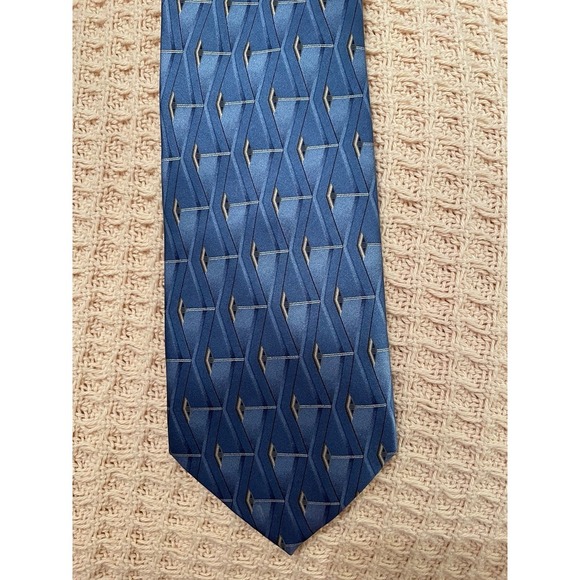Umberto Bossi patterned blue tie - Picture 2 of 6